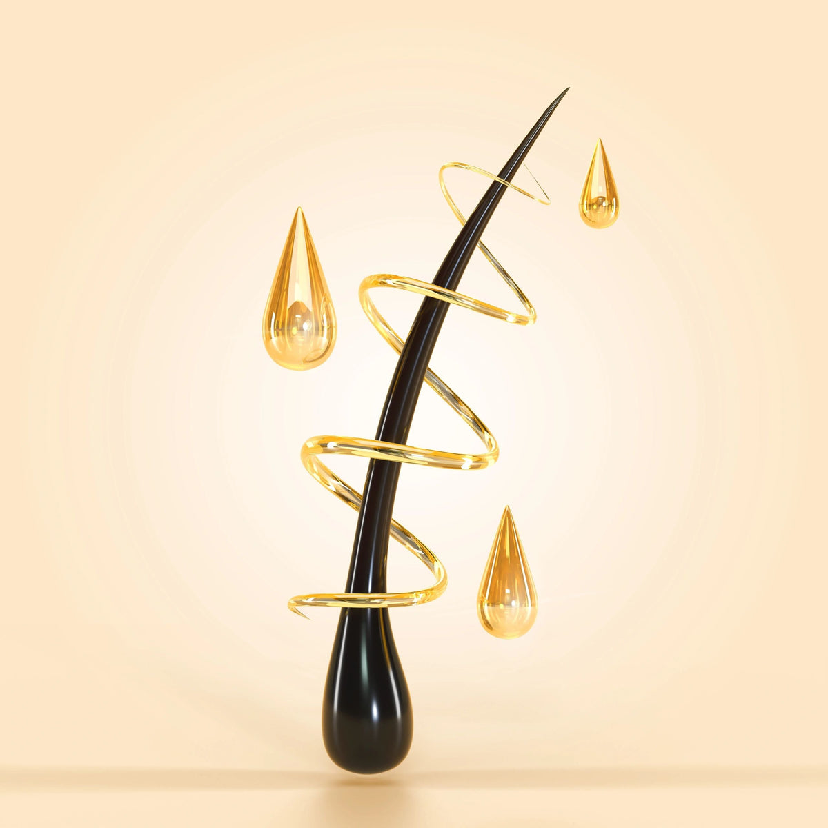 Applying AUMÉ Hair Treatment Oil as part of a weekly hair oiling ritual